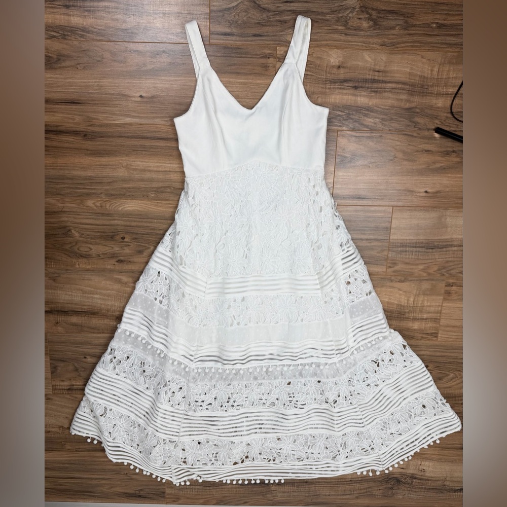 Boston Proper Women's White Maxi Dress Size Small